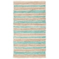 thumbnail image 1 of SAFAVIEH Cape Cod Paden Geometric Area Rug, Natural/Turquoise, 3' x 5', 1 of 5