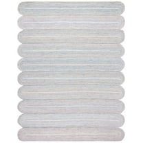 SAFAVIEH Cape Cod Randell Abstract Polyester Area Rug, Ivory/Green, 8' x 10'
