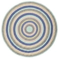 thumbnail image 1 of SAFAVIEH Cape Cod Robynne Geometric Area Rug, Blue/Green, 5' x 5' Round, 1 of 7