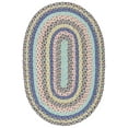 thumbnail image 1 of SAFAVIEH Cape Cod Robynne Geometric Area Rug, Blue/Green, 5' x 7' Oval, 1 of 7