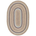 thumbnail image 1 of SAFAVIEH Cape Cod Robynne Geometric Area Rug, Blue/Olive, 5' x 7' Oval, 1 of 7