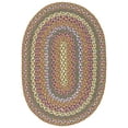 thumbnail image 1 of SAFAVIEH Cape Cod Robynne Geometric Area Rug, Green/Pink, 6' x 9' Oval, 1 of 7