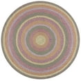 thumbnail image 1 of SAFAVIEH Cape Cod Robynne Geometric Area Rug, Green/Pink, 7' x 7' Round, 1 of 7