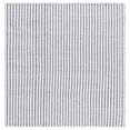 thumbnail image 1 of SAFAVIEH Cape Cod Rowina Wavy Striped Area Rug, Ivory/Charcoal, 6' x 6' Square, 1 of 11