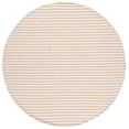 thumbnail image 1 of SAFAVIEH Cape Cod Rowina Wavy Striped Area Rug, Ivory/Gold, 6' x 6' Round, 1 of 10