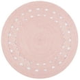 thumbnail image 1 of SAFAVIEH Cape Cod Salim Geometric Polyester Area Rug, Pink, 7' x 7' Round, 1 of 7
