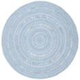 thumbnail image 1 of SAFAVIEH Cape Cod Salome Geometric Polyester Area Rug, Blue, 6' x 6' Round, 1 of 4