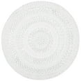 thumbnail image 1 of SAFAVIEH Cape Cod Salome Geometric Polyester Area Rug, Ivory, 7' x 7' Round, 1 of 4