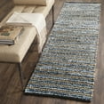 thumbnail image 1 of SAFAVIEH Cape Cod Signe Geometric Runner Rug, Blue/Natural, 2'3" x 8', 1 of 11