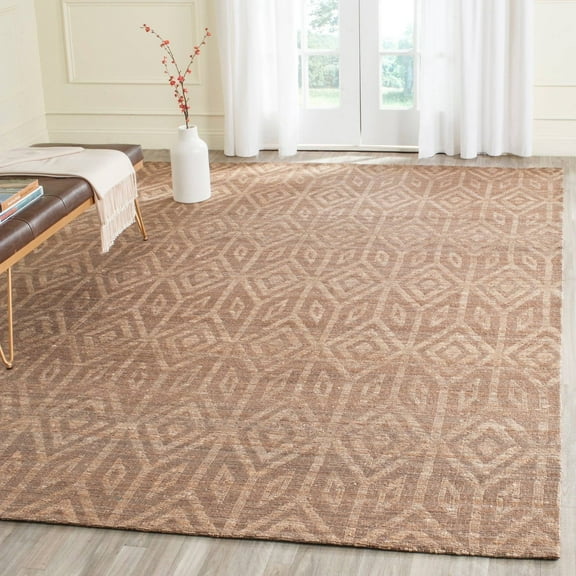 SAFAVIEH Cape Cod Waylon Geometric Area Rug, 5' x 8', Camel