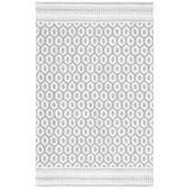 SAFAVIEH Capri Alfreda Geometric Runner Rug, Ivory/Grey, 2'3" x 9'