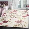 thumbnail image 1 of Safavieh Capri Bernadine Floral Wool Area Rug, Ivory/Purple, 3' x 5', 1 of 8