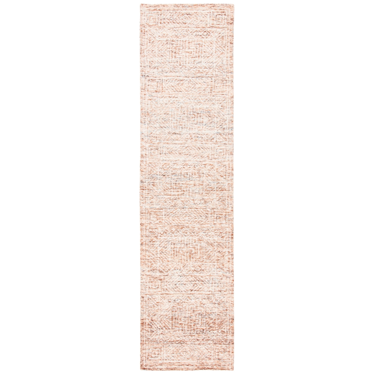 Capri Brown and Beige Hand-Tufted Wool Runner Rug