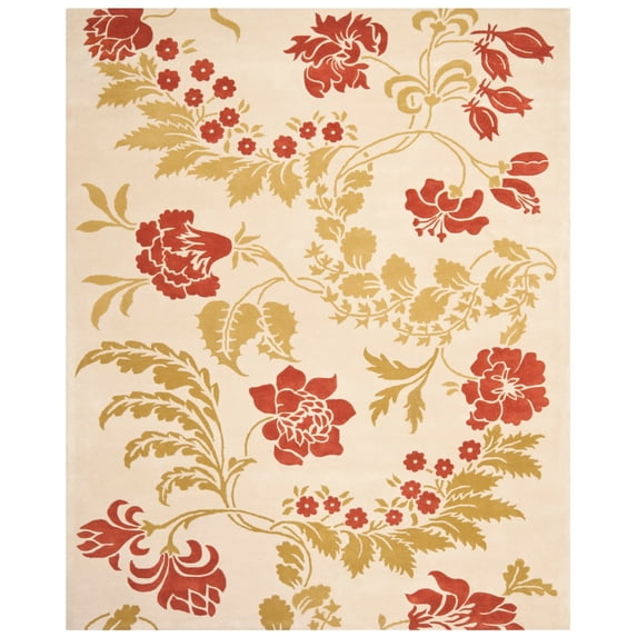 SAFAVIEH Capri CPR340A Handmade Beige / Rust Rug