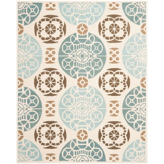 SAFAVIEH Capri CPR353A Handmade Beige / Blue Rug