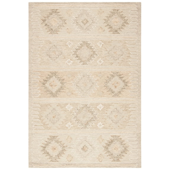 SAFAVIEH Capri Cian Southwestern Wool Area Rug, Beige, 3' x 5'