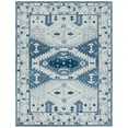 thumbnail image 1 of SAFAVIEH Capri Collin Southwestern Wool Area Rug, Blue/Grey, 9' x 12', 1 of 8