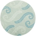 thumbnail image 1 of SAFAVIEH Capri Jacqueline Floral Wool Area Rug, Silver/Light Blue, 7' x 7' Round, 1 of 8