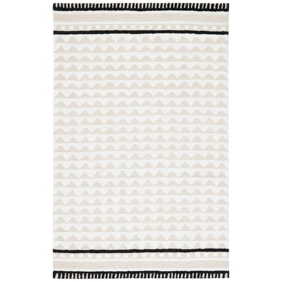 SAFAVIEH Capri Jampa Southwestern Area Rug, Ivory/Beige, 5' x 8'