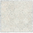thumbnail image 1 of SAFAVIEH Capri Layla Geometric Wool Area Rug, Blue/Rust, 7' x 7' Square, 1 of 8