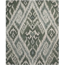 SAFAVIEH Capri Merrilyn Damask Wool Area Rug, Multi/Grey, 8' x 10'