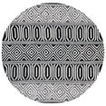 thumbnail image 1 of SAFAVIEH Capri Moira Southwestern Area Rug, Ivory/Black, 6' x 6' Round, 1 of 8