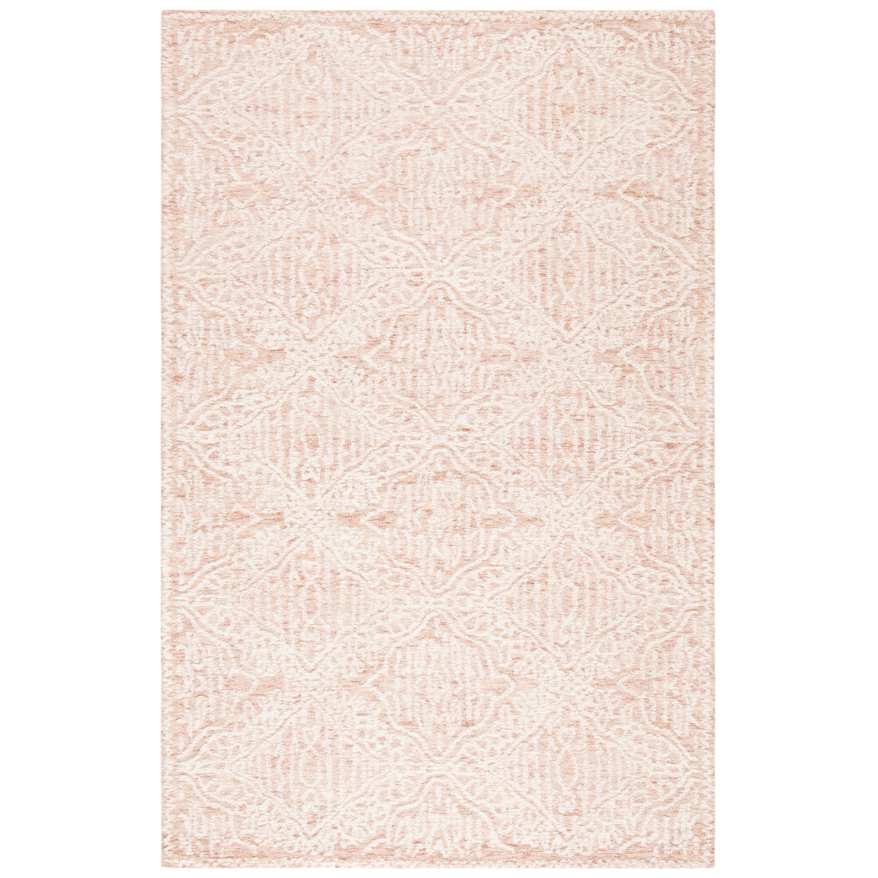 Ivory Hand-Tufted Wool 9' x 12' Rectangular Rug