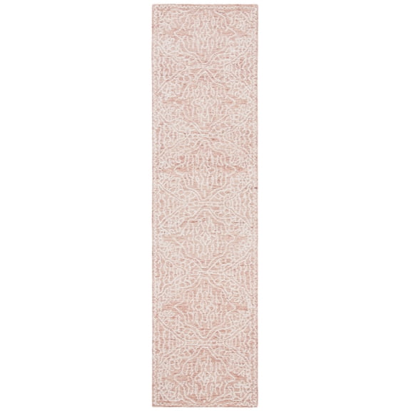 SAFAVIEH Capri Oralee Medallion Runner Rug, Rust/Ivory, 2'3" x 9'