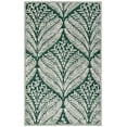 thumbnail image 1 of SAFAVIEH Capri Proinsias Leaves Wool Area Rug, Dark Green/Ivory, 5' x 8', 1 of 7