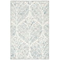 thumbnail image 1 of SAFAVIEH Capri Proinsias Leaves Wool Area Rug, Ivory/Blue, 5' x 8', 1 of 10