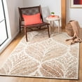 thumbnail image 1 of SAFAVIEH Capri Proinsias Leaves Wool Area Rug, Ivory/Brown, 6' x 9', 1 of 10