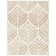 thumbnail image 1 of SAFAVIEH Capri Proinsias Leaves Wool Area Rug, Ivory/Brown, 9' x 12', 1 of 10
