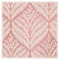 thumbnail image 1 of SAFAVIEH Capri Proinsias Leaves Wool Area Rug, Pink/Ivory, 5' x 5' Square, 1 of 8
