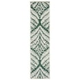 thumbnail image 1 of SAFAVIEH Capri Proinsias Leaves Wool Runner Rug, Dark Green/Ivory, 2'3" x 7', 1 of 6