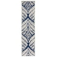 thumbnail image 1 of SAFAVIEH Capri Proinsias Leaves Wool Runner Rug, Navy/Ivory, 2'3" x 9', 1 of 6