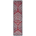 thumbnail image 1 of SAFAVIEH Capri Proinsias Leaves Wool Runner Rug, Red/Green, 2'3" x 9', 1 of 8