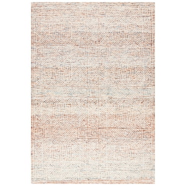 SAFAVIEH Capri Sabrina Aztec Wool Area Rug, Brown/Beige, 3' x 5'