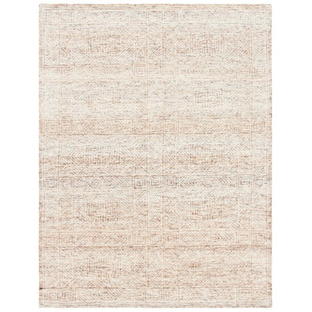 SAFAVIEH Capri Sabrina Aztec Wool Area Rug, Brown/Beige, 8' x 10'