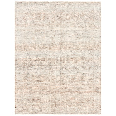 SAFAVIEH Capri Sabrina Aztec Wool Area Rug, Brown/Beige, 9' x 12'