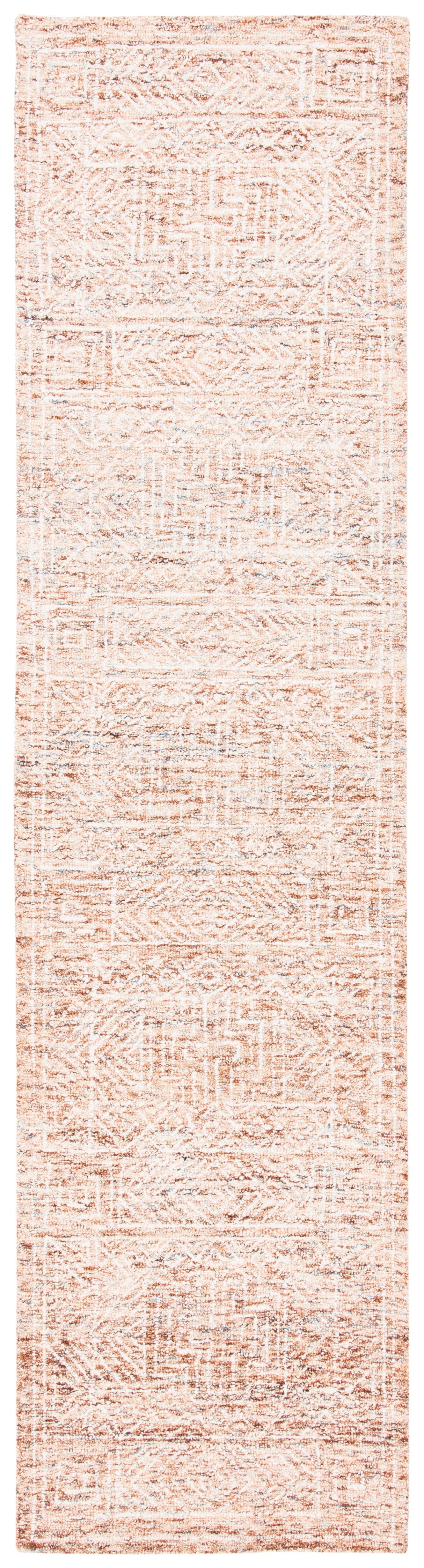 Capri Brown and Beige Hand-Tufted Wool Runner Rug