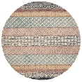 thumbnail image 1 of SAFAVIEH Capri Tobin Southwestern Area Rug, Ivory/Charcoal, 3' x 3' Round, 1 of 7