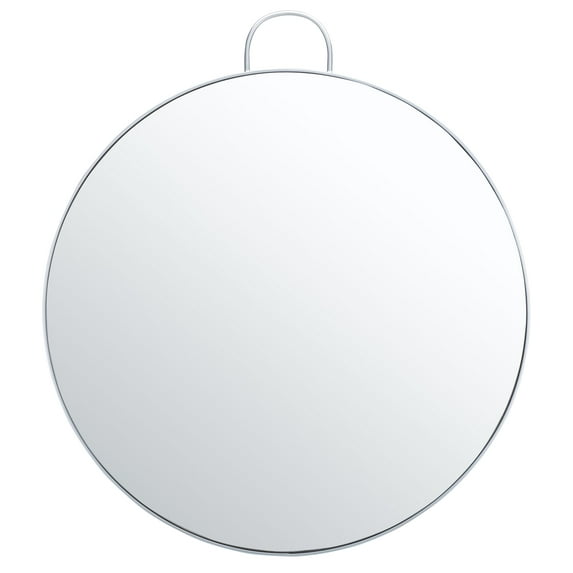 SAFAVIEH Carlisi 36 in. Dia. Round Solid Mirror, Silver