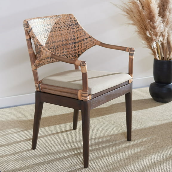 SAFAVIEH Carlo Arm Chair Brown