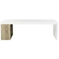 thumbnail image 1 of SAFAVIEH Carlton Modern Scandinavian Side Storage Lacquer Coffee Table, White, 1 of 10