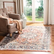 Safavieh Carlyle Jone Medallion Area Rug, Orange/Blue, 2'3" x 4'