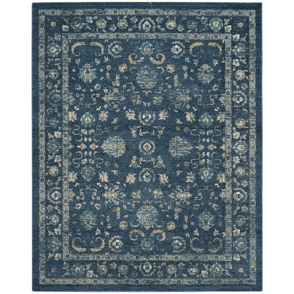SAFAVIEH Carmel Collection CAR279G Navy / Beige Rug