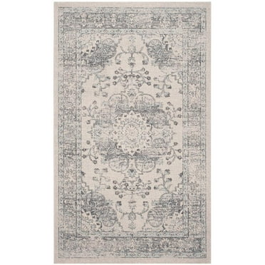 SAFAVIEH Carmel Dashiell Traditional Area Rug, Beige/Blue, 3' x 5'
