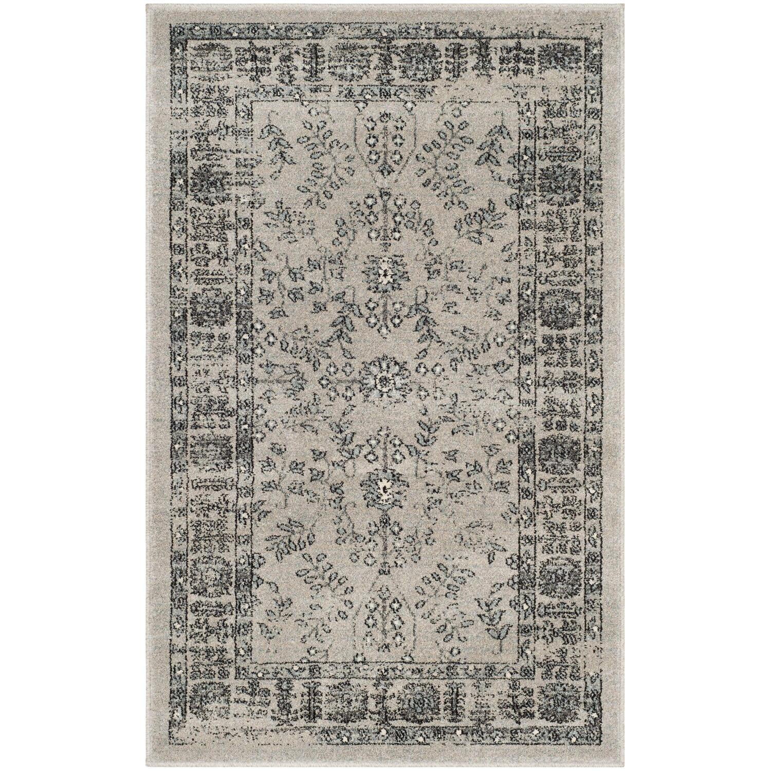 Coastal Breeze Blue Reversible Synthetic Area Rug, 3' x 5'