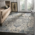 thumbnail image 1 of SAFAVIEH Carmel Ottoline Floral Area Rug, Ivory/Blue, 3' x 5', 1 of 9