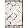 thumbnail image 1 of SAFAVIEH Carmella Stars Aztec Polyester Shag Area Rug, Cream/Grey, 4' x 6', 1 of 4